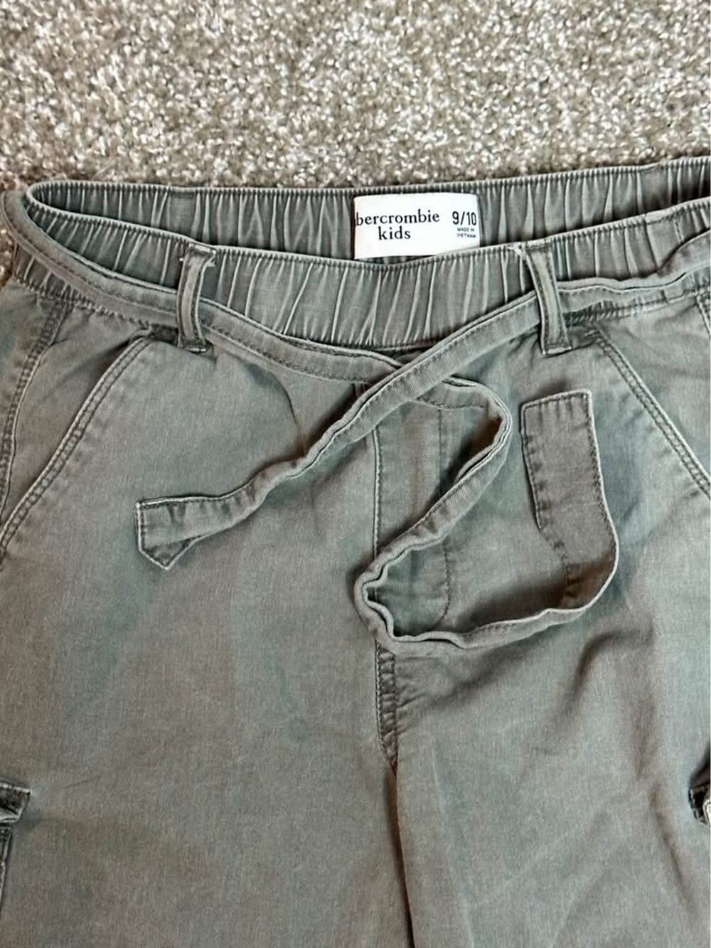 Abercrombie & Fitch Girls Size 9/10 Cargo Joggers / Utility Pants